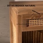 bedside meja nakas rotan minimalis
