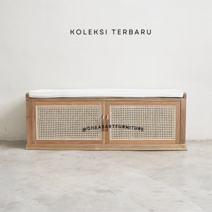 Credenza Side Board - Rak Sepatu Dudukan Sofa Minimalis
