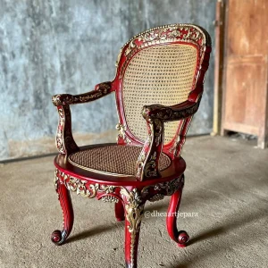 arm chair prabowo chair vintage classic hand carved